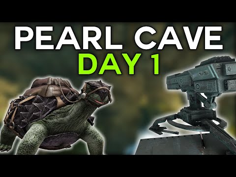 LIVE - Claiming Center Pearl Cave Day 1! - ARK PvP