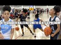 8TH GRADER KALEENA SMITH IS THE NEXT STAR IN GIRLS BASKETBALL!!