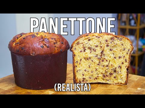 Panettone maison au beurre et aux fruits confits