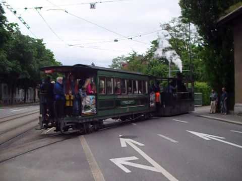 Das Dampftram von Bern und Alte Bus