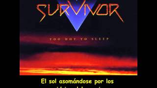 Survivor - &quot;Too Hot To Sleep&quot; (Subtitulada al Español)