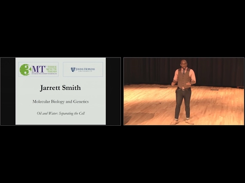 2017 Three Minute Thesis Third Place & People's Choice Winner - Jarrett Smith - Cell Separation