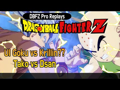 【DBFZ】 Can you play against Tako's Ultra Instinct using Krillin?? Tako vs Dsan 【DBFZ Pro Replays】