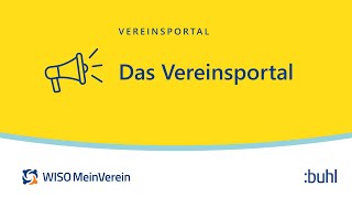 Das Vereinsportal in WISO MeinVerein Web | Vereinssoftware | Tutorial zur Verein