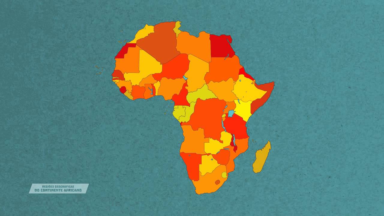 Regiões Geografia África Aula 1 Mapa 1 de 7  Conceitos de Região História da Africa