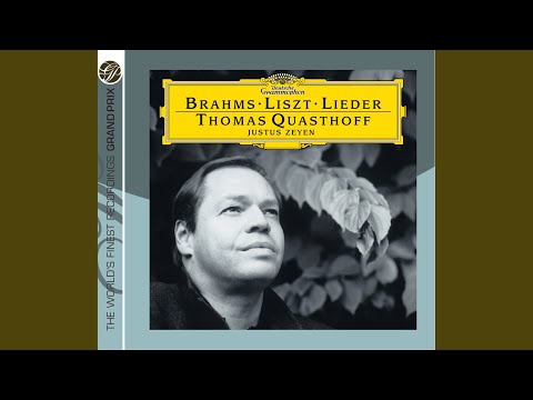 Brahms: Fünf Gesänge Op. 72: 1. Alte Liebe