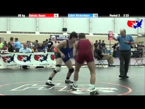 Dakota Bauer vs. Caleb Richardson at 2013 ASICS University Nationals - FS