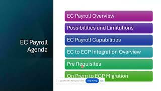 Overview of SAP SuccessFactors – Employee Central Payroll