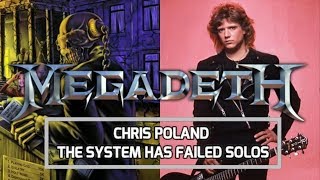 CHRIS POLAND The System Has Failed SOLOS MEGADETH