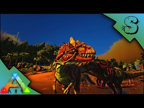 ALLOSAURUS PACK VS ALPHA REX'S & CARNO! | Ark: Survival Evolved [S2E57]