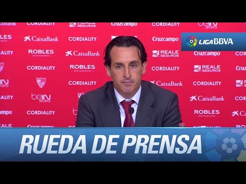 Rueda de prensa de Unai Emery tras el Sevilla FC (1-0) Valencia CF