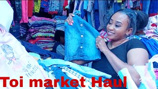 Where to buy Quality (mtumba) baby clothes in Toi Market ||Affordable|| TOI MARKET HAUL.