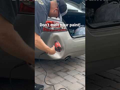 I Fixed My Dented Bumper In 30 Seconds For $20