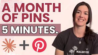 Create + Schedule a Month of Pinterest Pins in Minutes With Claude AI (Free, No Tailwind or Canva)