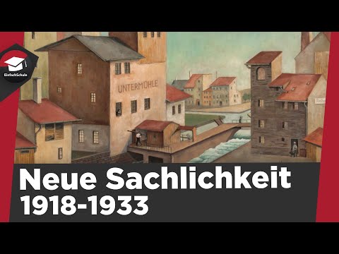 New Objectivity simply explained - Literary period (1918-1933) - Themes, motifs, language explained!, EinfachSchule (2023)Το βίντεο προσφέρει μια καθαρή και συνοπτική εισαγωγή στον νεοπραγματισμό ως αισθητικό κι ιδεολογικό ρεύμα του Μεσοπολέμου, αναδεικνύοντας τα χαρακτηριστικά που το διαφοροποιούν από τον εξπρεσιονισμό: νηφαλιότητα, αποστασιοποίηση, κοινωνική παρατήρηση και έμφαση στην υλικότητα της καθημερινής ζωής. 