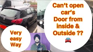 How to fix car’s doors that won’t open 🚘 🚙 🚗