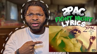 2Pac - Fright Night Lyrics Reaction