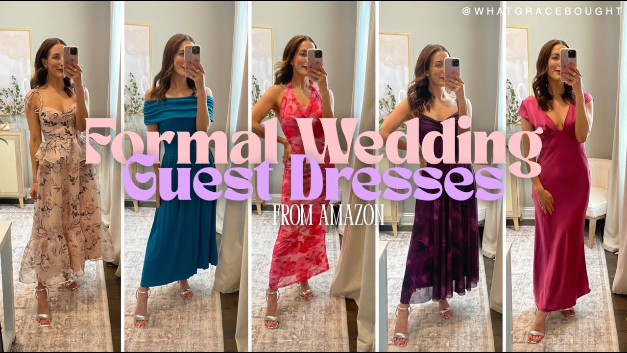 💐 Amazon Formal Wedding Guest Dresses | Affordable & Flattering Summer Picks 💐