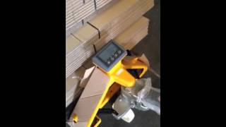 Mprogresstrading hand pallet with scale Mprogresstrading hand pallet with scale
