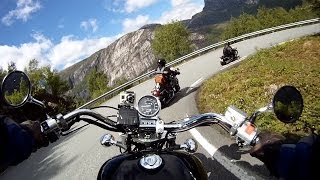 preview picture of video 'Honda Shadow 1100 Cruising Spectacular Mountain Road, Full version'