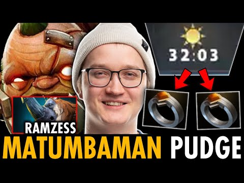 MATUMBAMAN PUDGE WTF 33MINS 2 RINGS VS RAMZESS MAGNUS | GENIUS PUDGE