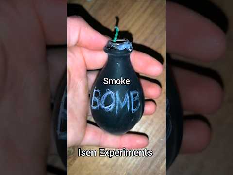 DIY Cracker Smoke Bomb #experiment #firecrackers #fireworks #crackers #lifehack