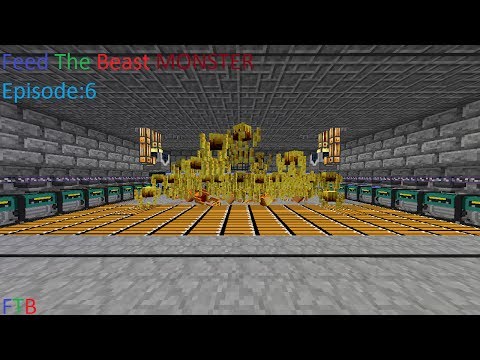 Feed The Beast Monster Ep:6 RotaryCraft Ender IO and Ender Generators