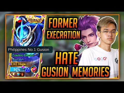 FORMER TOP 1 PHILIPPINES GUSION EXE.HATE | GUSION FAST HAND MOMENTS BY HATE | MLBB