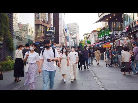 [4K] Walk to the old town of Seoul city : Insa-dong and Jongno district