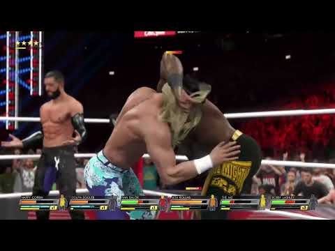 WWE 2K22 - Six-Way Elimination Match for United States Title Opportunity at Raw 30 — Part 1