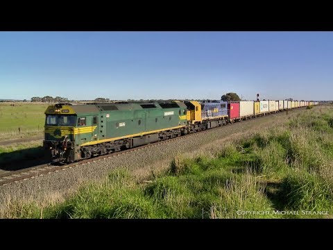 7904V Mildura To Melbourne Container Train - PoathTV Australian Railways