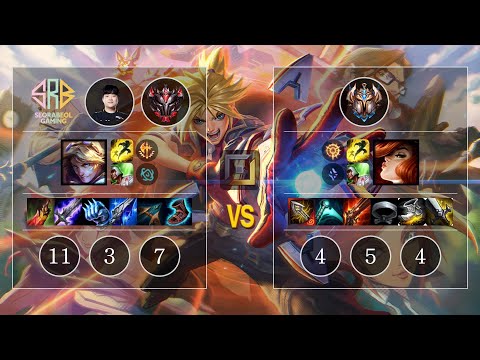 SRB Sangyoon Ezreal vs Miss Fortune Bot - KR GrandMaster Patch 10.10