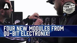 Video thumbnail for New Qu-Bit Data Bender, Cascade, Surface & Auron Modules! - First Look - NAMM 2020 by Andertons Synths, Keys and Tech