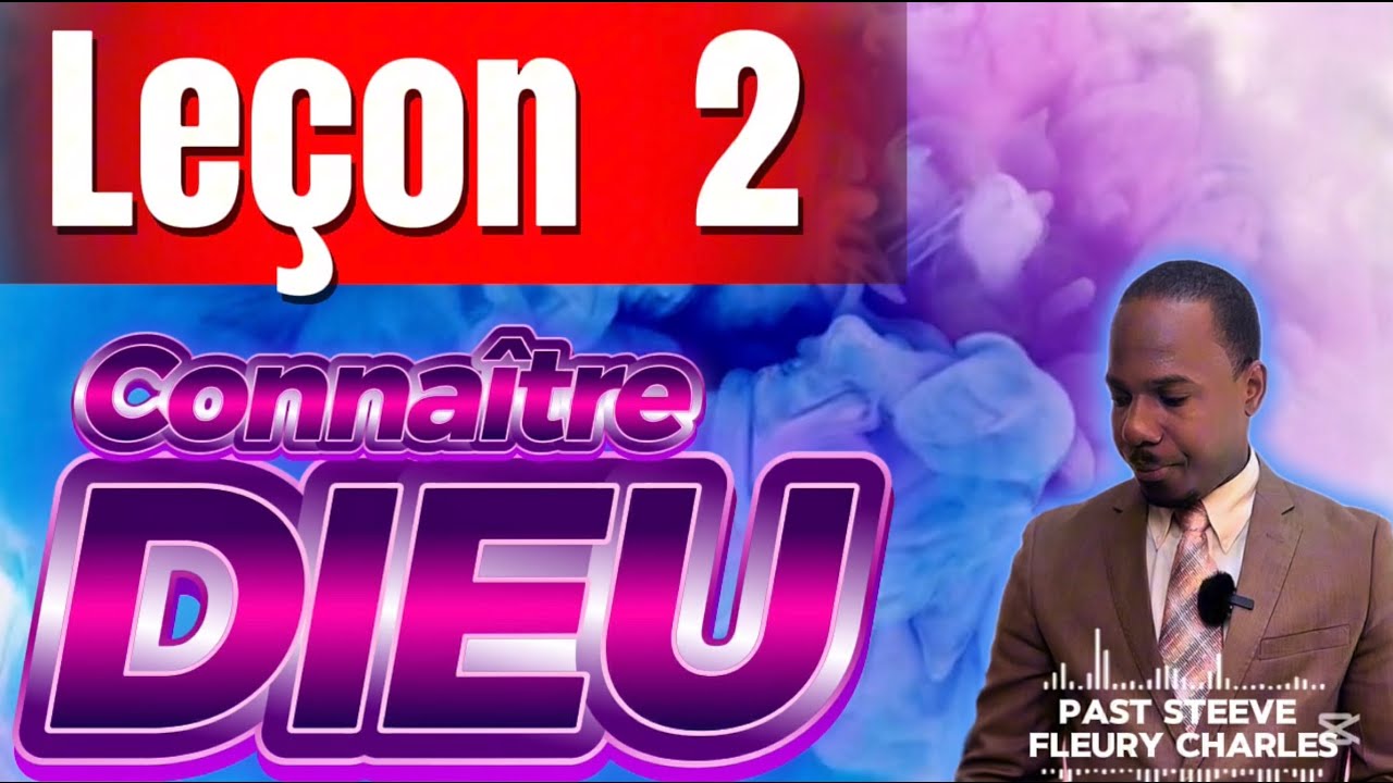 LEÇON 2 #DIEU EST SAINT #LUNDI  (ECOSA 2026 - Trimestre 2)
