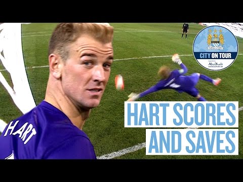 Joe Hart Scores and Saves Penalty v Roma