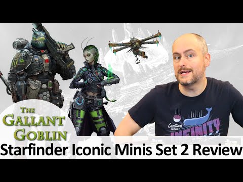 Starfinder Iconic Heroes Set 2 - Ninja Division Prepainted Minis
