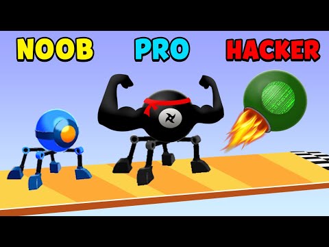 NOOB vs PRO vs HACKER - Rolly Legs - YouTube