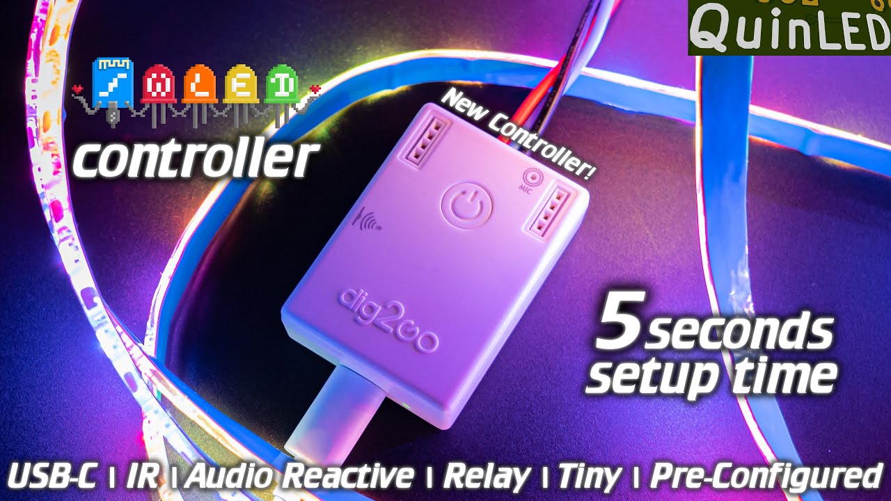 QuinLED dig2go introduction video, the easiest WLED controller
