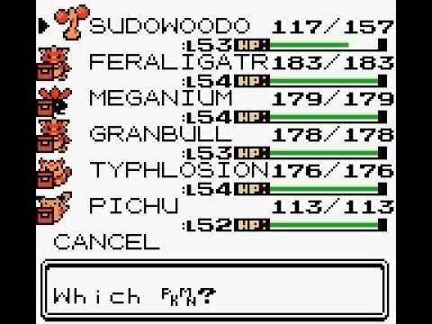 Pokemon Crystal Movie part 122 Gold vs Sabrina
