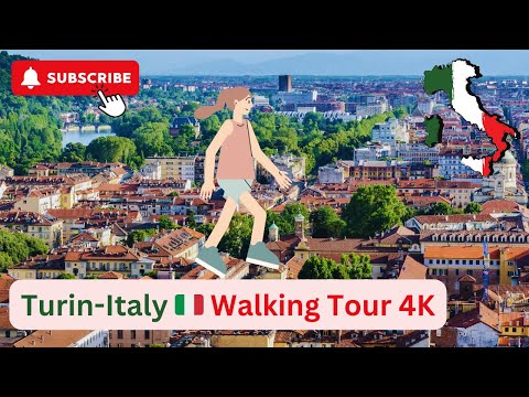 Turin-Italy 🇮🇹 Walking Tour 4K