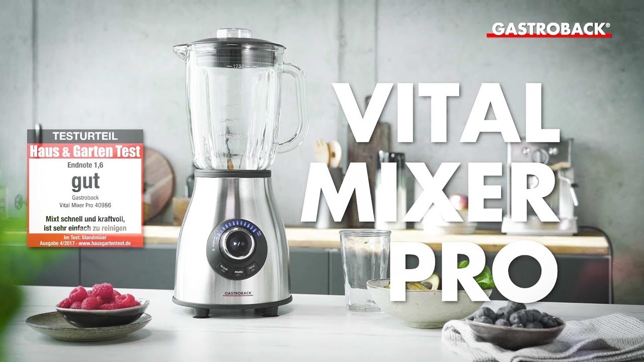 Gastroback Mixeur Vital Mixer Pro Argenté