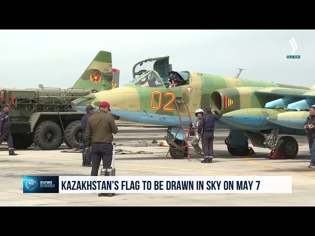 Казакстандын желеги 7синде асманга тартылат