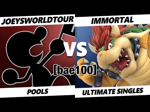 bae100 - Joeysworldtour (Game & Watch) Vs. Immortal (Bowser) SSBU Ultimate Tournament