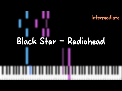 Black Star - Radiohead (Piano Tutorial)