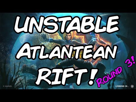 EPIC UNSTABLE ATLANTEAN RIFT Round 3! Hoping for an Awakening Gem!
