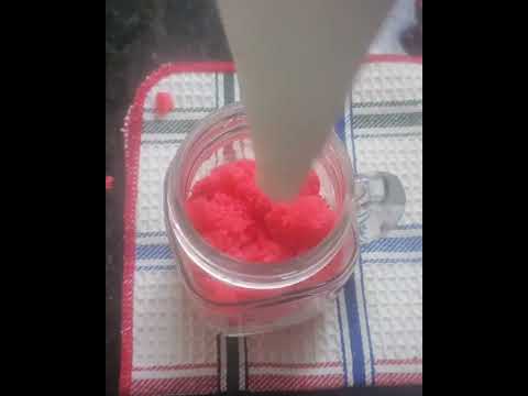 Red velvet jar cake 🍰😍🥂