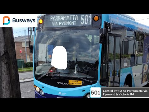 Busways Ryde 3034 ST Volvo B8RLE Custom CB80 bus ride.