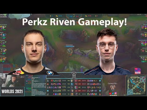 Caedrel reacts to C9 Perkz playing Riven! - Tracking the Pros