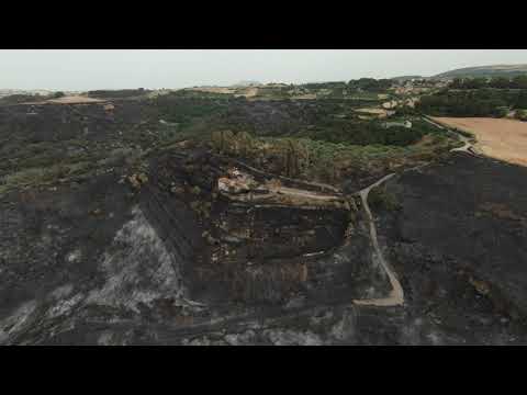 Incendio Codrongianos-Saccargia