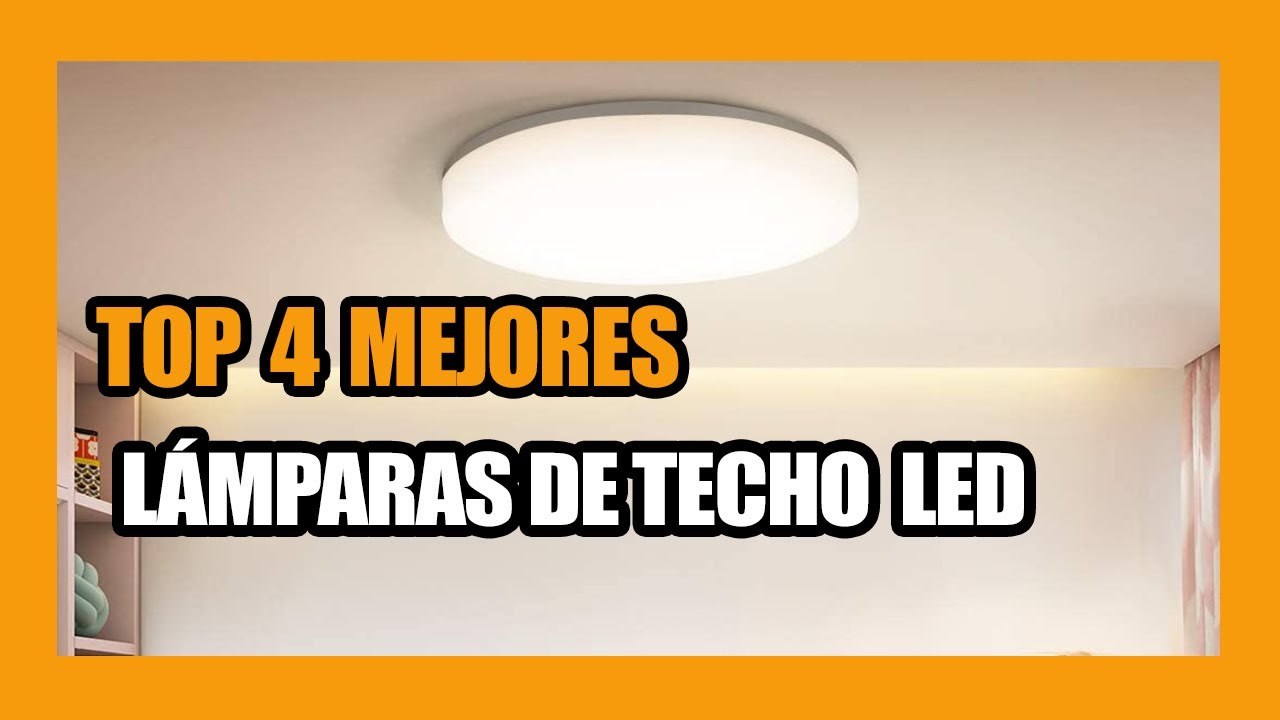 ✅ TOP 4 ► MEJORES 【 LAMPARAS DE TECHO LED 】💡 Económicas y decorativas | 2021 AMAZON